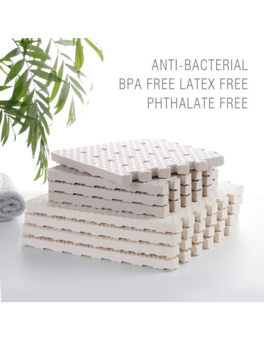 Alfombrilla Antifatiga BOWERBIRD Cuadrada 68.58x68.58cm Crema