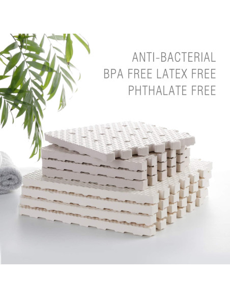 Alfombrilla Antifatiga BOWERBIRD Cuadrada 68.58x68.58cm Crema