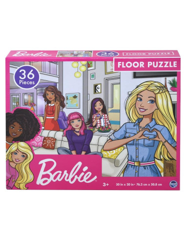 Rompecabezas de Piso Barbie TCG Toys 36 Piezas Coloridas
