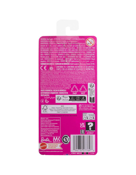 Muñeca Barbie Chelsea Real con Cabello Azul y Diadema Blanca