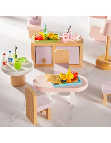 Set de Juguetes de Comida Miniatura 20 Piezas Chalyna