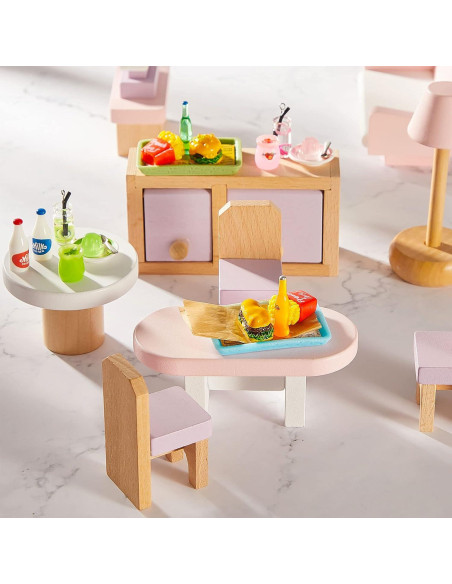 Set de Juguetes de Comida Miniatura 20 Piezas Chalyna