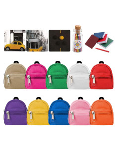 SOTOGO 31 Piezas Accesorios para Muñecas Mini Mochilas