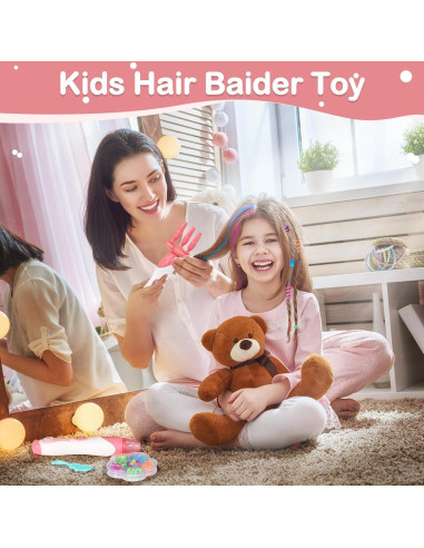 Máquina Automática de Trenzado de Cabello Kidzkube - Set Completo con Accesorios