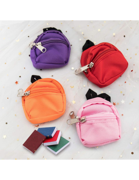SOTOGO 31 Piezas Accesorios para Muñecas Mini Mochilas