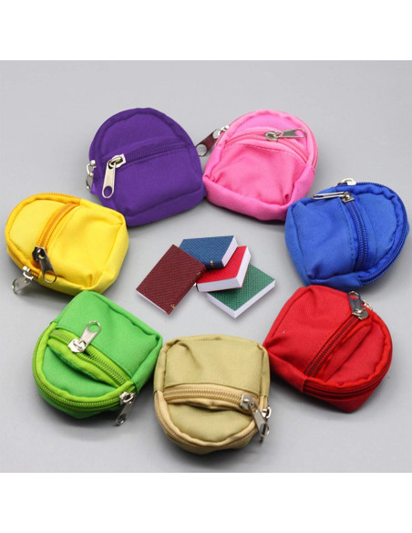 SOTOGO 31 Piezas Accesorios para Muñecas Mini Mochilas