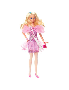 Muñeca Barbie Rewind Noche de Baile 80s con Accesorios