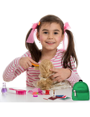 SOTOGO 31 Piezas Accesorios para Muñecas Mini Mochilas