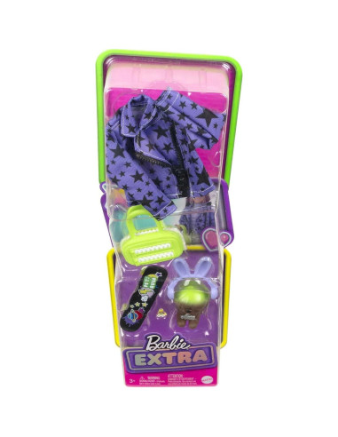 Paquete de Moda y Mascota Barbie Extra con Cachorro y Accesorios