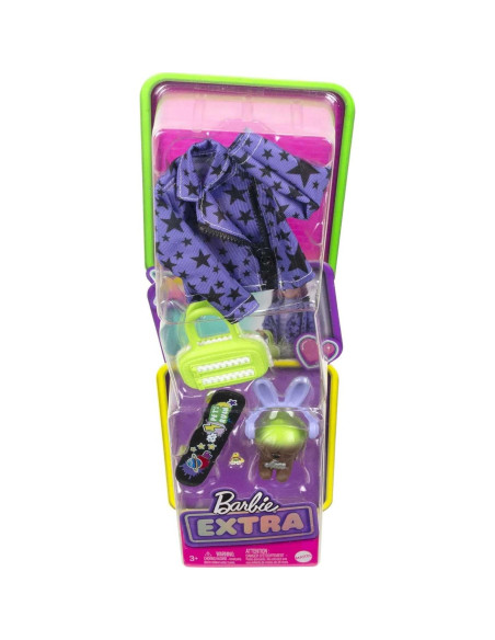 Paquete de Moda y Mascota Barbie Extra con Cachorro y Accesorios