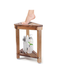 Taburete de Ducha Boulphia de Madera de Acacia 35.6cm