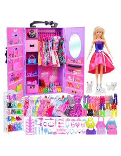 Conjunto de Accesorios para Muñecas Ecore Fun 86 Pcs