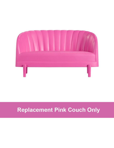 Sofá Rosa de Reemplazo para Casa de Muñecas Barbie HMX10