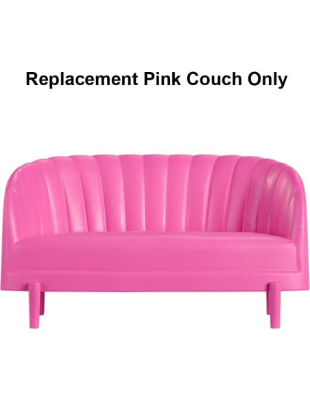 Sofá Rosa de Reemplazo para Casa de Muñecas Barbie HMX10