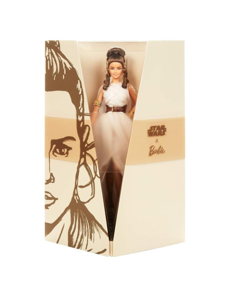 Muñeca Barbie Coleccionista Star Wars Rey 30.48 cm con Accesorios