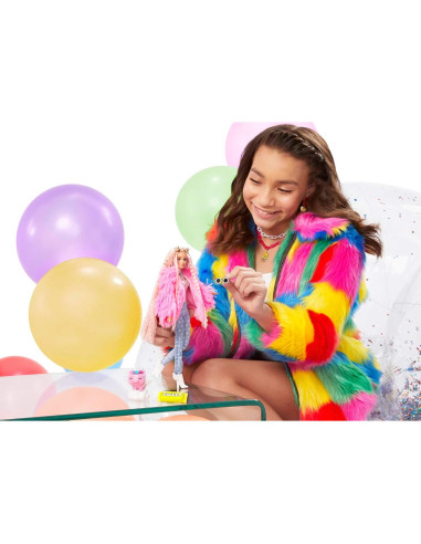 Muñeca Barbie Extra con Cabello Rizado y Accesorios - Mattel