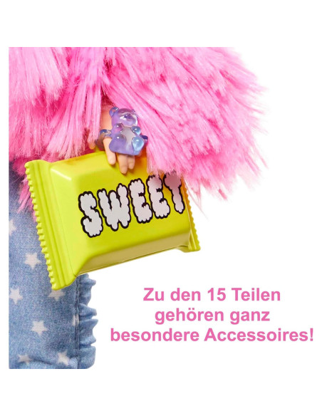 Muñeca Barbie Extra con Cabello Rizado y Accesorios - Mattel