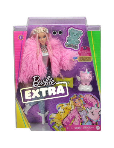 Muñeca Barbie Extra con Cabello Rizado y Accesorios - Mattel