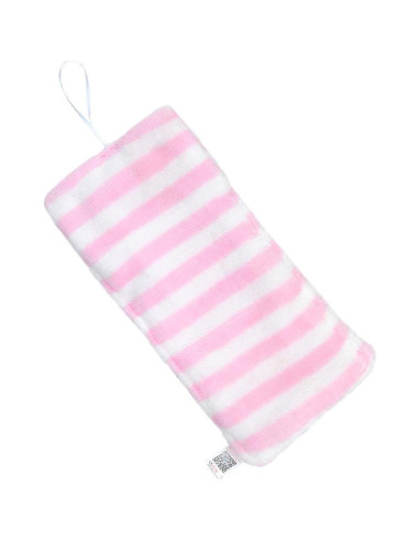 Saco de dormir de peluche E-TING para muñecas 29.21 cm Rayas rosas