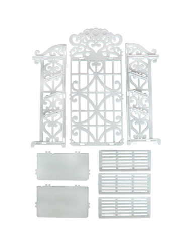 Estante para Zapatos de Muñeca BJDBUS + 20 Pares Accesorios