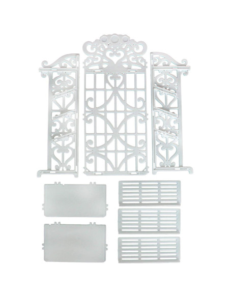 Estante para Zapatos de Muñeca BJDBUS + 20 Pares Accesorios