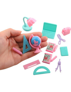 Kit de Accesorios para Muñecas Joyfun - 19 Piezas Escuela 2