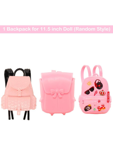 Kit de Accesorios para Muñecas Joyfun - 19 Piezas Escuela