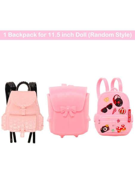 Kit de Accesorios para Muñecas Joyfun - 19 Piezas Escuela