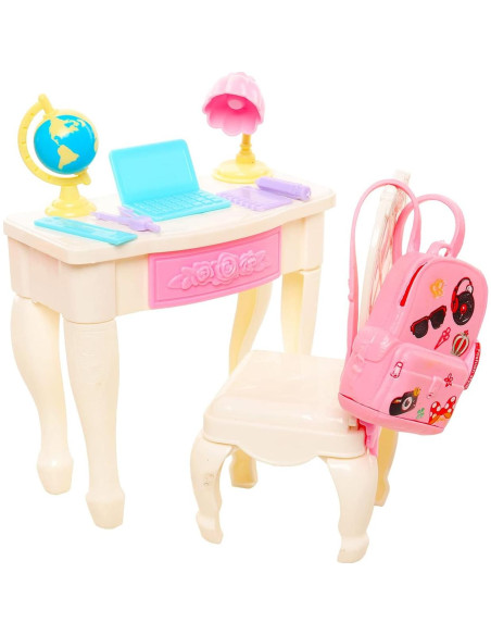 Kit de Accesorios para Muñecas Joyfun - 19 Piezas Escuela