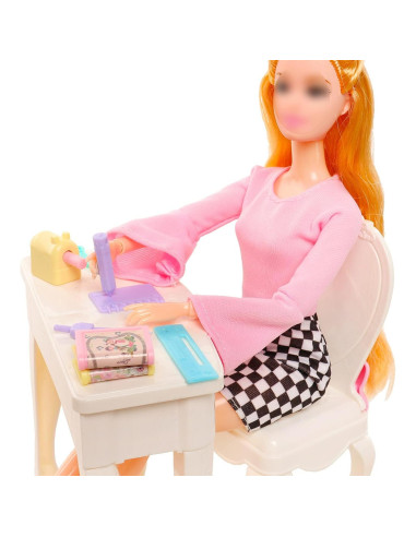 Kit de Accesorios para Muñecas Joyfun - 19 Piezas Escuela