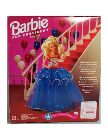Muñeca Barbie Para Presidente 1991 Edición Limitada Mattel