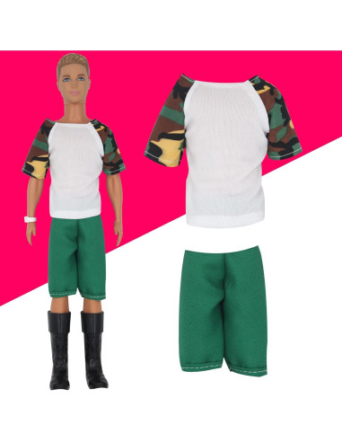 32 Piezas Ropa y Accesorios para Muñecas 30cm ZTWEDEN