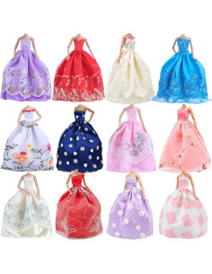 Set de 5 Vestidos de Boda para Muñecas E-TING 11.5" 2