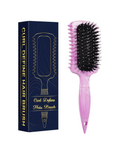 Cepillo Definidor de Rizos GFDCK Púrpura Mármol 24.4x8x4.4cm