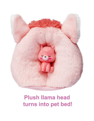 Muñeca Barbie Cutie Reveal Llama de Peluche con 10 Sorprisas