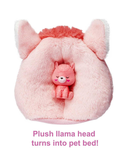 Muñeca Barbie Cutie Reveal Llama de Peluche con 10 Sorprisas