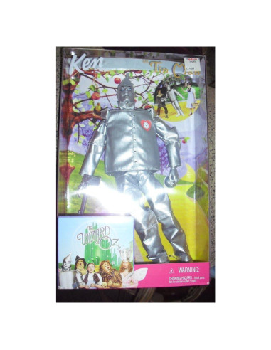 Muñeca Ken Hombre de Hojalata Mattel 1999 con Hacha y Lata