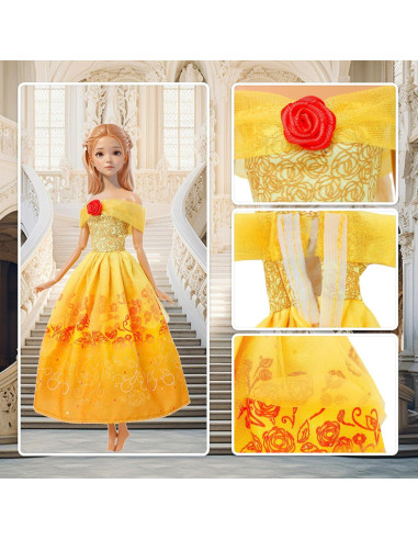 8 Conjuntos de Ropa de Princesa para Muñecas 29 cm MCZQXW