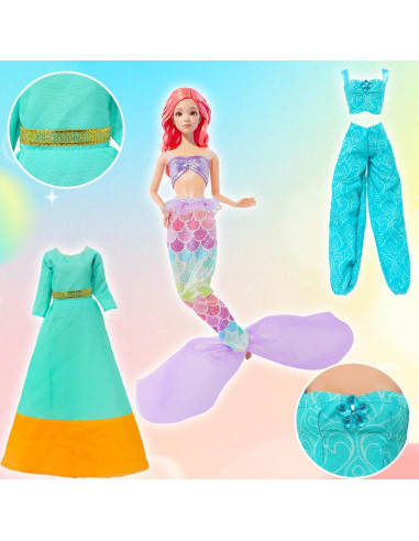 8 Conjuntos de Ropa de Princesa para Muñecas 29 cm MCZQXW