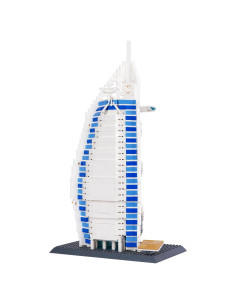 Juego de Bloques de Construcción Hallisun Burj Al Arab 1306 Piezas