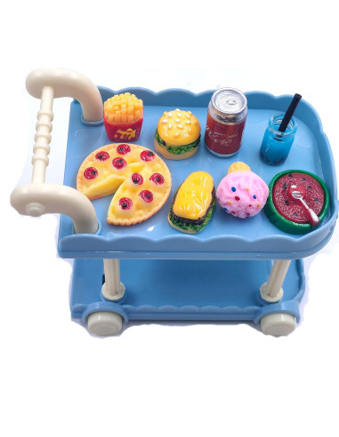 100pcs Juguetes de Comida Miniatura Atoyzybin para Muñecas