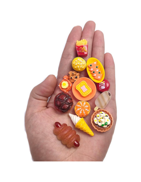 100pcs Juguetes de Comida Miniatura Atoyzybin para Muñecas