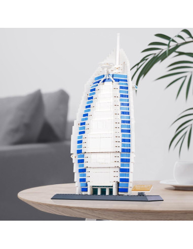 Juego de Bloques de Construcción Hallisun Burj Al Arab 1306 Piezas