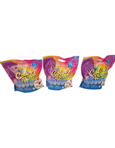 Barbie Revelación de Color Mascotas Sirena Estrella de Mar - 3 Paquetes