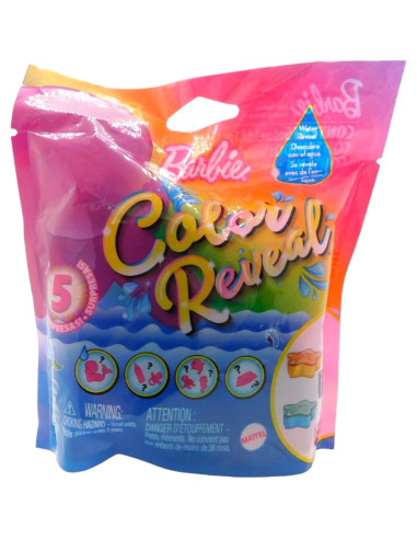 Barbie Revelación de Color Mascotas Sirena Estrella de Mar - 3 Paquetes