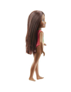 Muñeca de Playa Chelsea Barbie 15 cm Traje de Baño Colorido 2