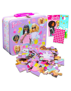 Conjunto de Rompecabezas y Caja de Almuerzo Barbie 48 Piezas