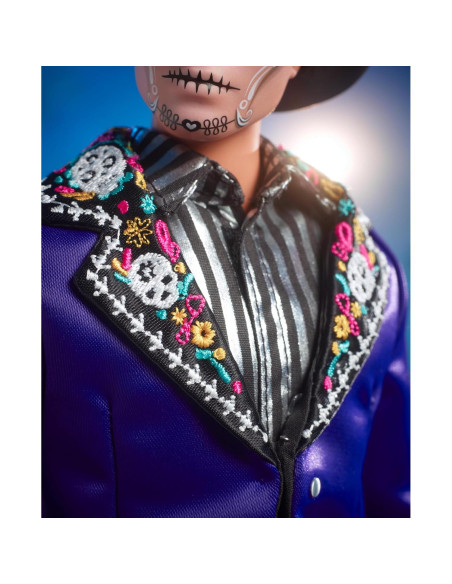 Muñeco Ken Barbie Día de Muertos 2023 con Chaqueta Azul