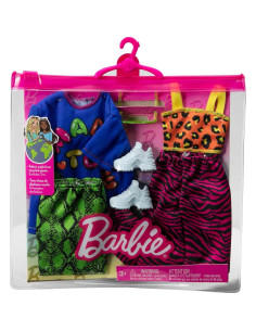 Set de Ropa y Accesorios para Muñecas Barbie - 2 Looks Completos 2