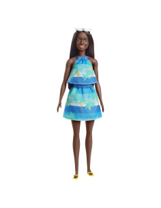 Muñeca Barbie Ama El Océano Mattel con Vestido Tropical